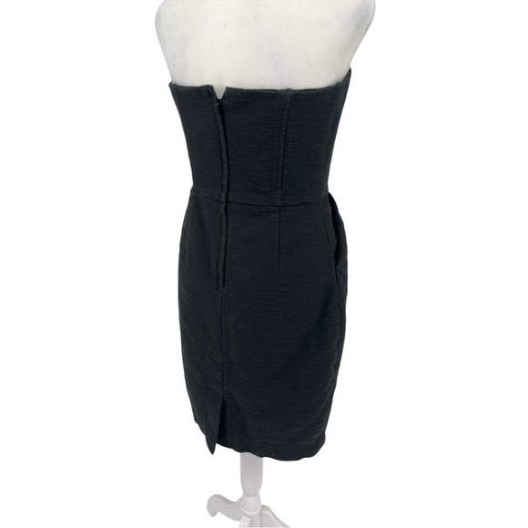 LILLY PULITZER Black Textured Knit Strapless Short Dress Knee Length‎ Stretch - Picture 3 of 13